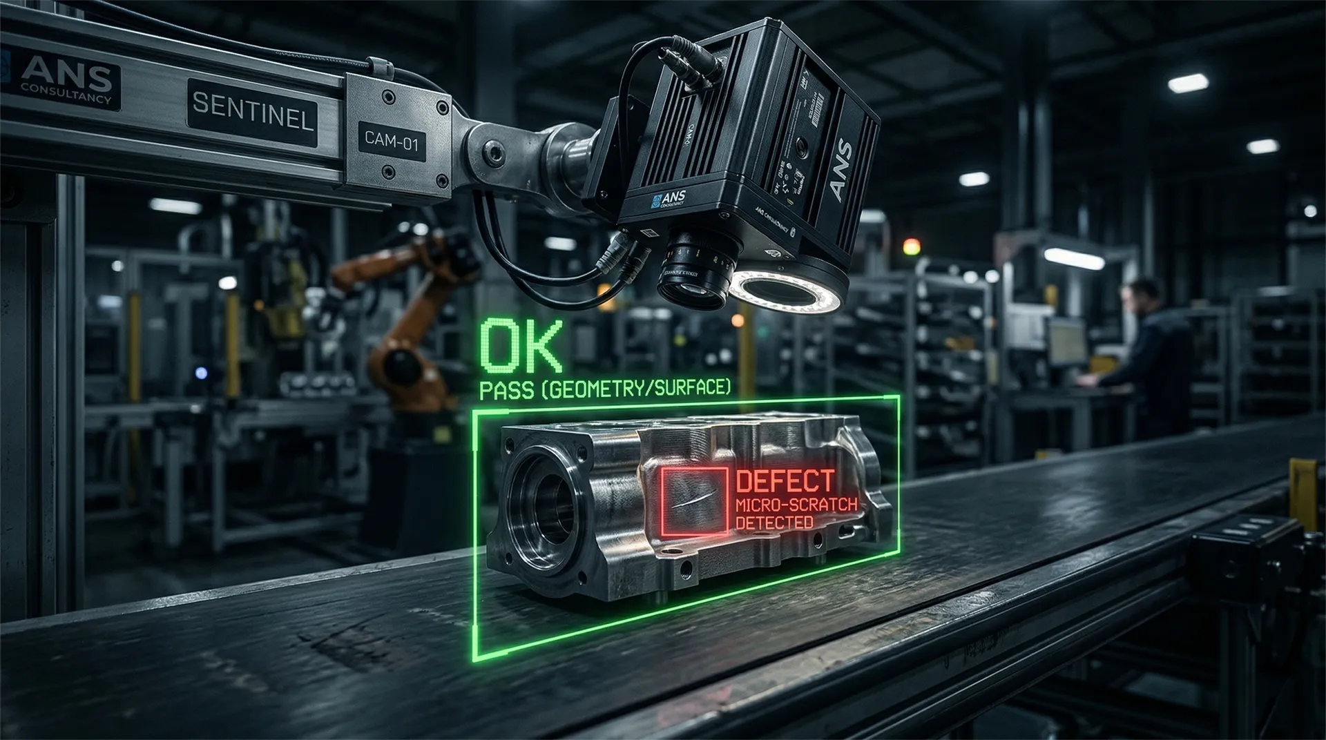 Sentinel AI Kontrola Kvality | ANS Consultancy