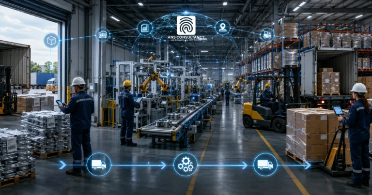 Blog | ANS Consultancy Ako webová a Android WMS aplikácia digitalizovala sklad vstupného materiálu, výrobu a expedičný sklad výrobcu papierových produktov.